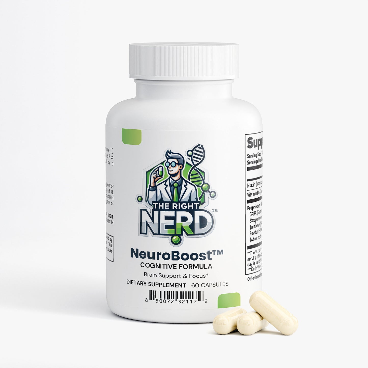 NeuroBoost™ Cognitive Formula – Brain Support & Focus Supplement (30 Capsules)